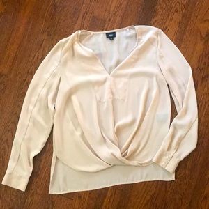 Massimo cream/blush blouse. Sz XS